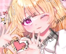 SNSアイコン、動画のサムネイル等 女の子描きます キラキラ可愛いイラストが欲しい方是非！ イメージ1