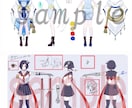 Live2Dイラストパーツ分けまでします 目を惹く可愛らしい表情のLive2Dイラストを制作します！ イメージ2