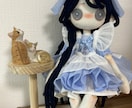 CCDOLL・手作りぬいぐるみを販売します 完全一点もの・即納OK・雪肌の青髪メイド イメージ3