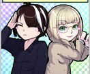 チョコシールサイズのイラストをご提供します あなた自身やオリキャラがビックリマンシールに！！ イメージ4