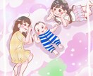 ポップ＋かわいいイラスト描きます 即日〜7日のスピード納品致します！ イメージ7