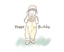 お子さまをイラストにして描きます 思い出の写真をゆるっとおしゃれに残しませんか？ イメージ5