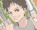 最短2日☆ポップさを入れたイラスト描きます 職業柄に合ったイラストや、好きなものを交えて仕上げます! イメージ1