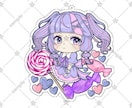 アクキー風♡ミニキャライラスト描きます あなたのキャラクターが可愛いアクリルキーホルダーに！？ イメージ3
