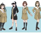 パキッ！とした可愛いイラストます メリハリの利いた色のイラスト。 イメージ2