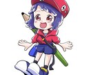 商用利用OK！ポップでかわいいミニキャラ作ります 商用利用・著作権譲渡料金込み！ イメージ4