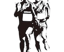 筆描きアートによるポスター等のイラストを制作します イベント看板／ポスター／横断幕／Tシャツ／雑誌表紙 イメージ3