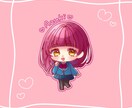 少女漫画風/ゆるふわアイコン描きます オリジナルを詰め込んだ可愛いアイコン描きます イメージ1