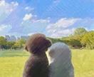 愛犬や愛猫、ペットの写真を　油絵　でデザインします 世界に一つだけの愛するペットをデザインさせてください！ イメージ9