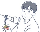 お写真をシンプルおしゃれな似顔絵風イラストにします 商用利用◎SNSや動画配信に！自分だけのオリジナルアイコン♡ イメージ4