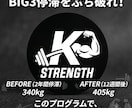 BIG3強化！RPE疲労管理＆自動計算シート付ます 科学的アプローチの4週間プログラムで自己ベスト更新を目指す！ イメージ1