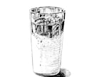 カフェメニューを風合いある線画で描きます 温もり感じる絵で、美味しさを表現しませんか。 イメージ4