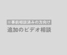 事前相談済の方向け｜追加の相談に対応します ※別サービス利用後の方向け・追加のビデオ相談サービスです イメージ1