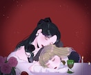 ファッショナブルな女性のイラスト描きます 強く美しく、可愛らしい女の子たち。 イメージ4