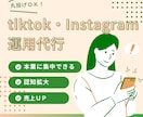 丸投げOK！TikTok・インスタ運用代行します 本業に集中！SNS運用はすべてお任せください！ イメージ1
