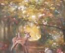 水彩/パステルで優しい色彩の絵画作品を制作します サイズ:F4/額付/挿絵/表紙絵/お部屋やオフィスに飾る絵 イメージ1