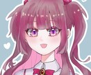 繊細で色鮮やかなSNSアイコン 描きます 顔、バストアップ対応！追加で腰下までも可能 イメージ1