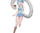 ときめくキャラクター！描かせて頂きます イラスト立ち絵アイコンヘッダー、あなた好みに形にします！ イメージ3