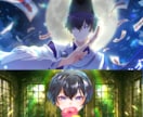 キラキラ色彩鮮やか可愛い愛されイラスト制作します 現役大手企業デザイナーがプロの一枚をお届けします イメージ3