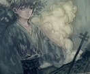 小説の挿絵や表紙イラスト制作描きます 水彩画風と油絵、両方駆使するイラストはいかがですか？ イメージ1