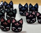 狐のイヤリング、ピアスお作りします 白狐か黒狐のイヤリング、ピアスはいかがでしょうか？ イメージ2