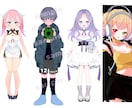 Vtuber立ち絵／IRIAM対応イラスト描きます 配信や実況を彩る！可愛いキャラをオリジナル制作 イメージ7
