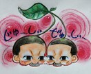 もちもちほっぺ似顔絵描きます 自分用プレゼント用アクリルスタンドバッジグッズにも✨  ✨ イメージ4