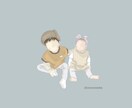 アイコン用【子供】のイラスト描きます お洒落でワンランク上のこどもアイコン描きます イメージ1