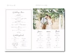 結婚式のプロフィールブック・席次表を作成します 大人可愛いオリジナルデザイン♡元プランナーが安心サポート*。 イメージ4