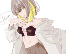イラストを描きます あなたのオリキャラやアイデアをイラストにします イメージ1