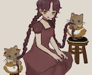 柔らかい絵本見たいな厚塗りイラストを描きます SNSアイコン、動画の1枚絵、歌ってみた、立ち絵等に！ イメージ10