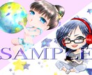 かわいいちびキャラお描きします アイコンや動画、グッズ制作などに♬お顔¥2000〜対応します イメージ2