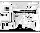 漫画背景イラスト作成します 本業の建築知識を元に説得力のある背景を描きます。 イメージ2