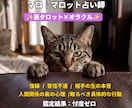 マロット占い！音信不通・本音…忖度0で鑑定します 裏タロット×オラクル『マロット占い』忖度0で深層を明かします イメージ1