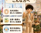 企画書を「通る資料」に事業部長が磨きます 役員会を通してきた側の視点で、通る/落ちるを判定し磨きます イメージ4