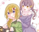 ゆるふわ・シンプルイラスト描きます かわいいシンプルイラスト！SNSアイコンを届けます☆ イメージ6