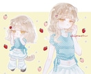 透明感のあるイラストを制作いたします アイコン、MV、サムネイルなど何でもお気軽にご相談ください イメージ1