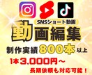 実績800本以上！｜SNSショート動画編集します オールジャンル対応！イメージやジャンルに合わせて編集します イメージ1