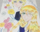 可愛いアナログイラストを描きます 幸せになる 女の子、男の子服のデザイン等デジタルイラスト等 イメージ8