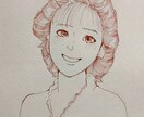 似顔絵描きます クセの少ない、線画(カラー可)の似顔絵です イメージ1