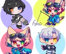 可愛いデフォルメイラスト描きます 表情豊かで可愛いデフォルメに！あなたのキャラを表現します イメージ3