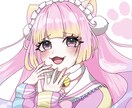 納得いくまで修正します SNS用アイコン制作きゅるきゅるなイラスト描きます イメージ1