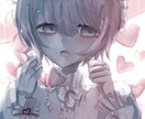 お顔最強な貴方だけのアイコンを描きます ぺたぺた厚塗りイラスト！キャラを魅せるイラストを作成 イメージ1
