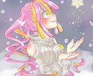 SNS用の女の子アイコンを描きます デジタルで女の子のイラストを描きます イメージ1