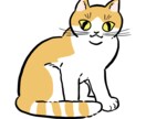 シンプルでポップな動物・ペットのイラスト描きます アイコンやグッズにどうぞ！味のある線画イラスト イメージ2