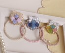 オリジナルのヘアゴムを作成します レジンハンドメイドでお好きなイメージ&カラーを選べます イメージ1
