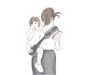 アンニュイで抜け感のあるイラスト描きます 商用OK/女性向き/オシャレデザイン向け イメージ6