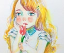 柔らかくあたたかみのある似顔絵描きます 水彩画で、その人らしさを表現します イメージ1