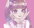 かわいい女の子専門✨ あなただけのアイコン描きます トレンド感たっぷり♡推し活やSNSにぴったりなアイコンを！ イメージ1