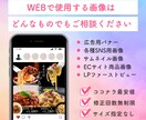 ３月限定最安値！＜1500円＞WEB画像作成します 各種WEB広告バナー/SNS投稿画像等WEB画像何でもOK！ イメージ3